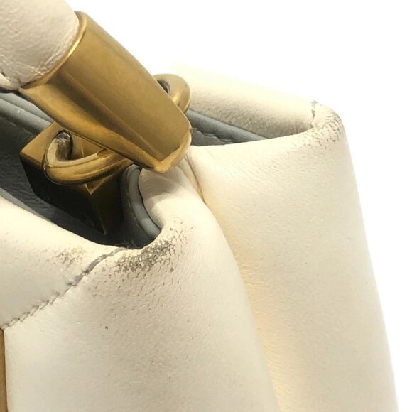 VALENTINO VW0B0197BSF Rockstud Roman studs Bag Hand Bag Leather White - Picture 12 of 15